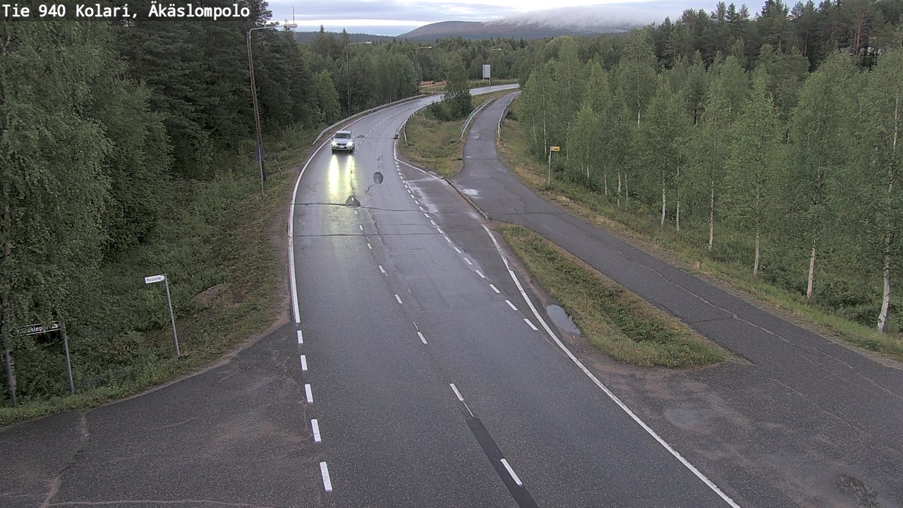 Kelikamerat Kuva Tie 940 Kolari, Äkäslompolo, Kolari, Lappi