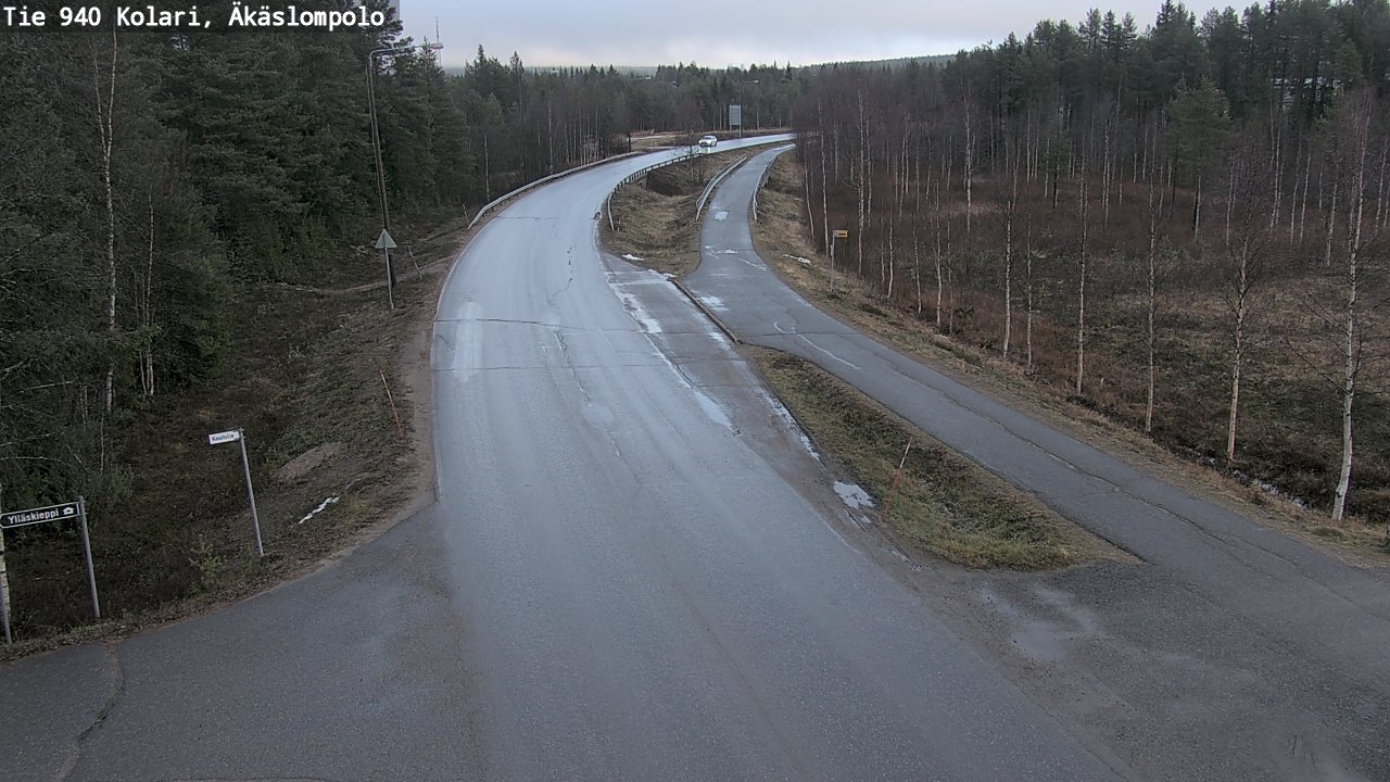 Weather Camera Image Road 940 Kolari, Äkäslompolo, Kolari, Lappi