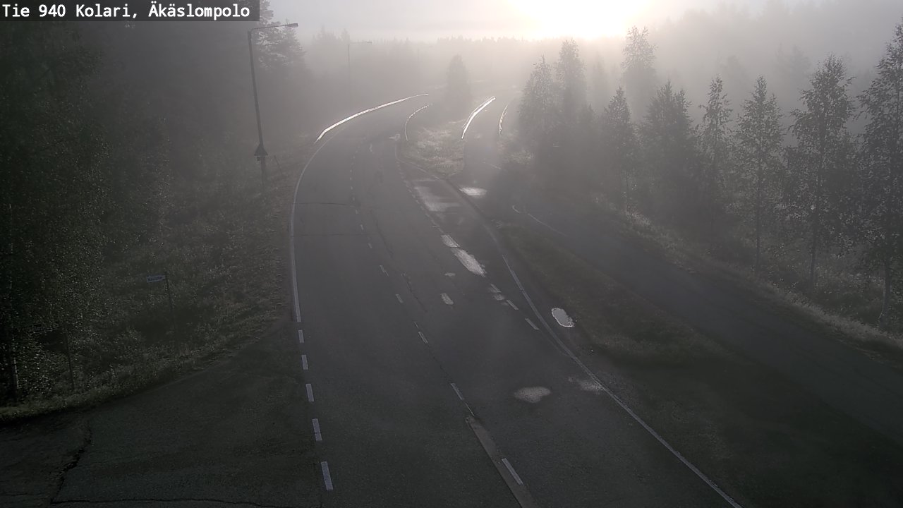 Weather Camera Image Road 940 Kolari, Äkäslompolo, Kolari, Lappi
