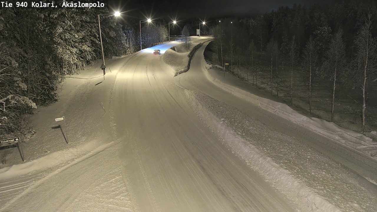 Weather Camera Image Road 940 Kolari, Äkäslompolo, Kolari, Lappi