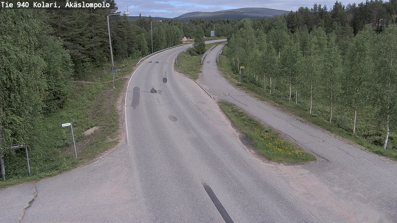 Kelikamerat Kuva Tie 940 Kolari, Äkäslompolo, Kolari, Lappi