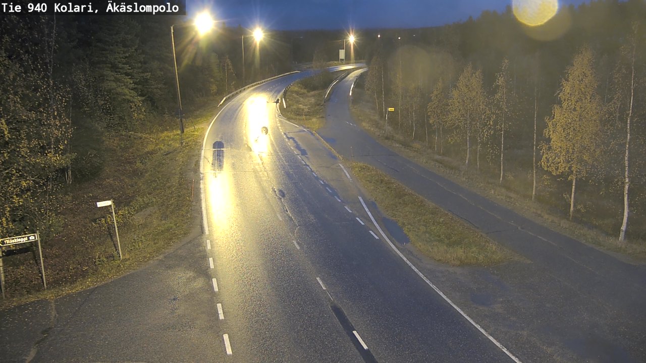 Kelikamerat Kuva Tie 940 Kolari, Äkäslompolo, Kolari, Lappi