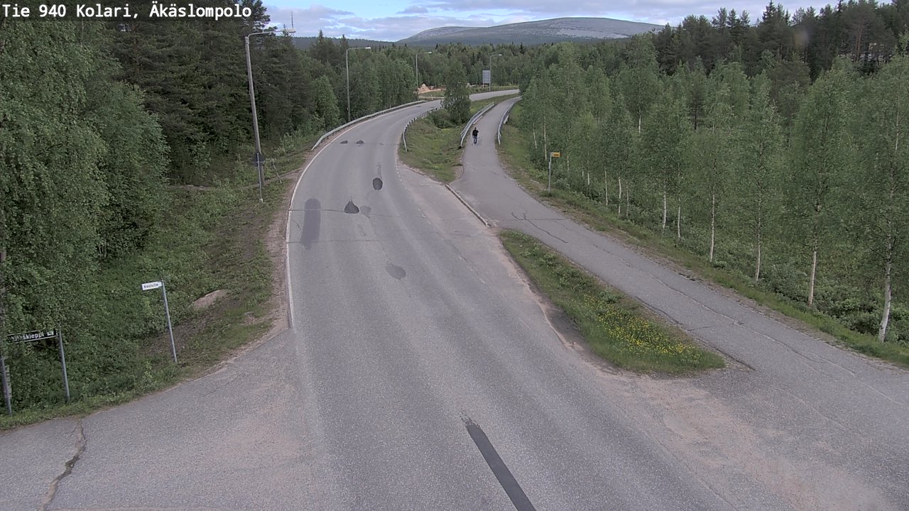 Kelikamerat Kuva Tie 940 Kolari, Äkäslompolo, Kolari, Lappi