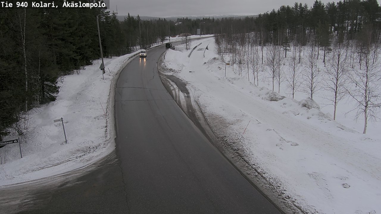 Weather Camera Image Road 940 Kolari, Äkäslompolo, Kolari, Lappi