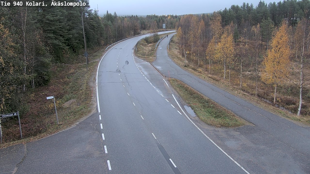 Weather Camera Image Road 940 Kolari, Äkäslompolo, Kolari, Lappi