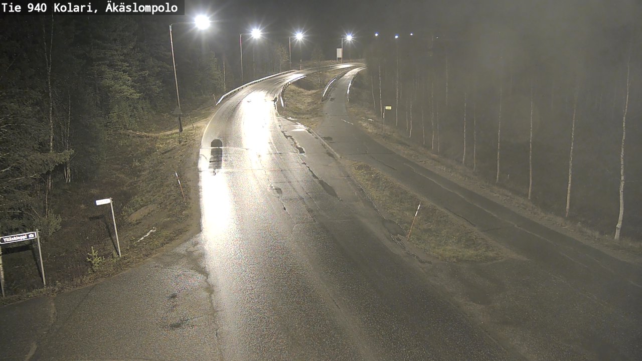 Kelikamerat Kuva Tie 940 Kolari, Äkäslompolo, Kolari, Lappi