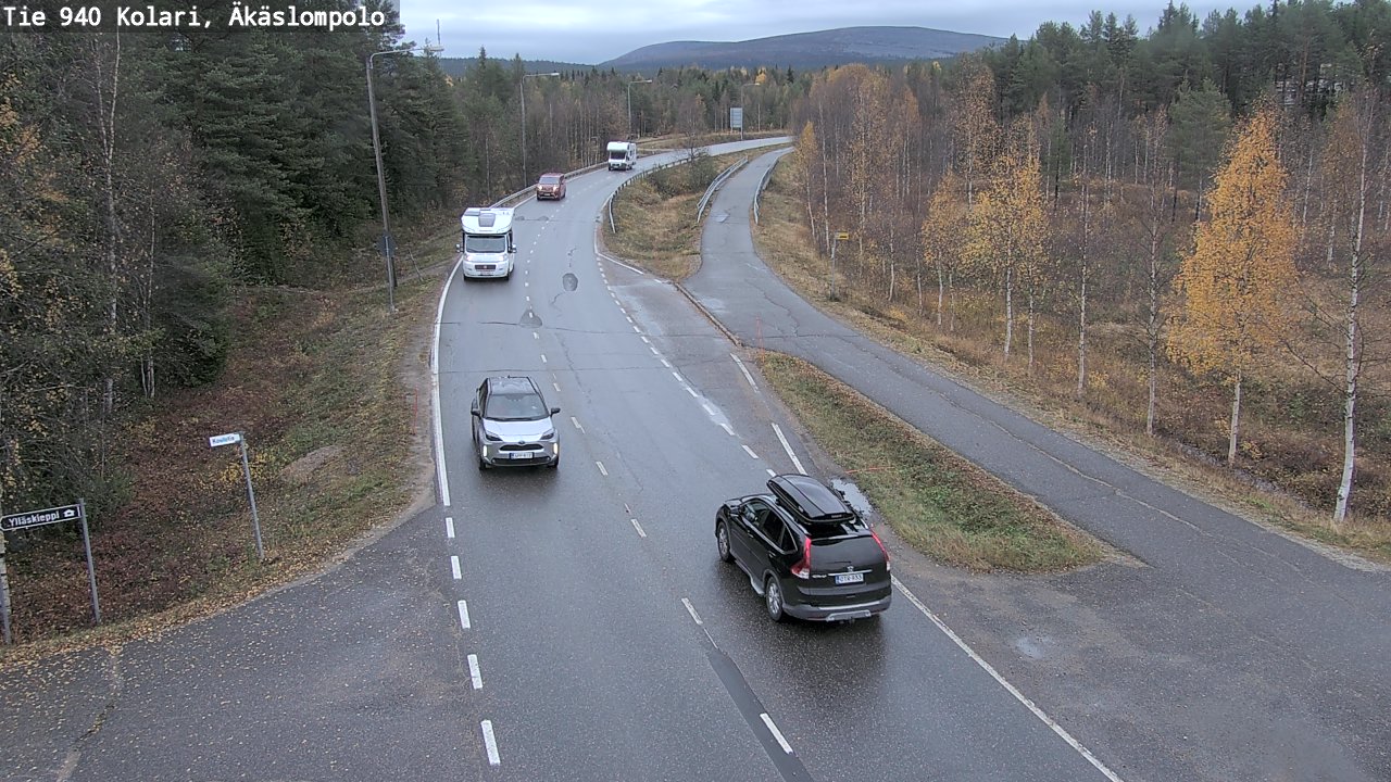 Weather Camera Image Road 940 Kolari, Äkäslompolo, Kolari, Lappi