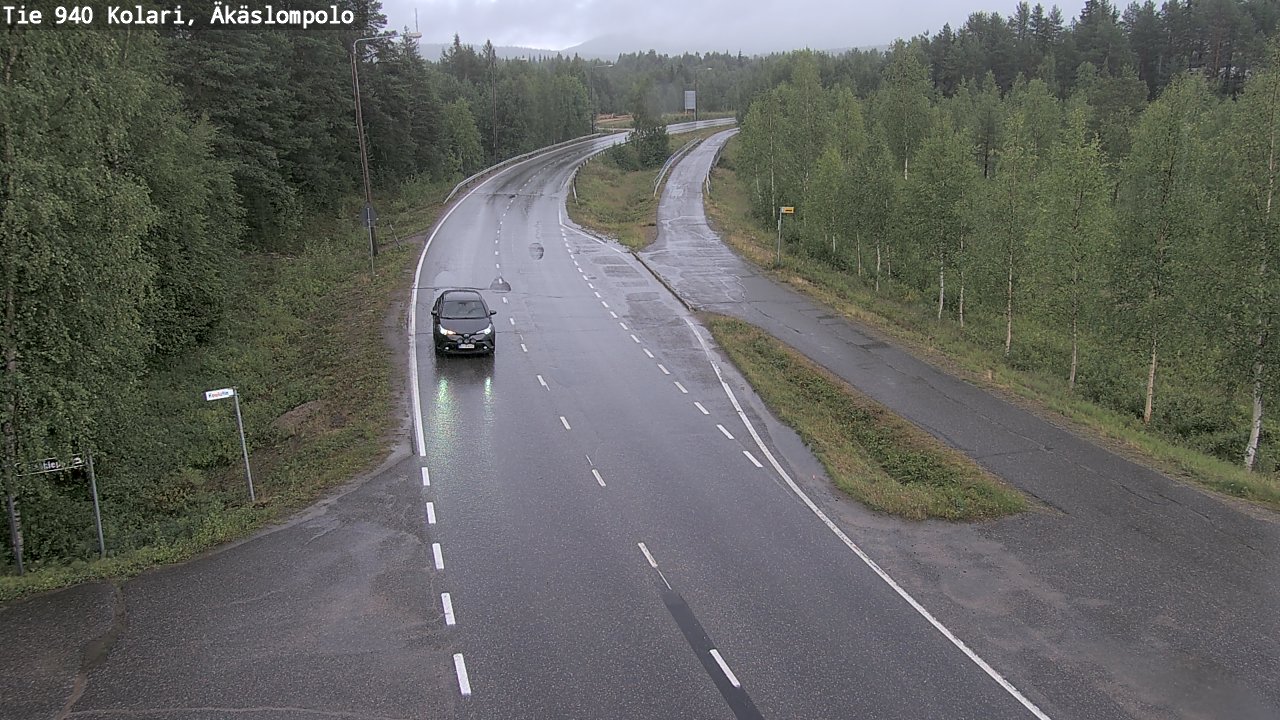 Kelikamerat Kuva Tie 940 Kolari, Äkäslompolo, Kolari, Lappi