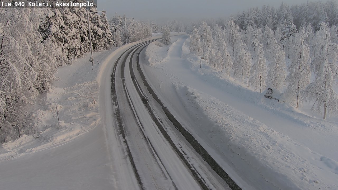 Kelikamerat Kuva Tie 940 Kolari, Äkäslompolo, Kolari, Lappi