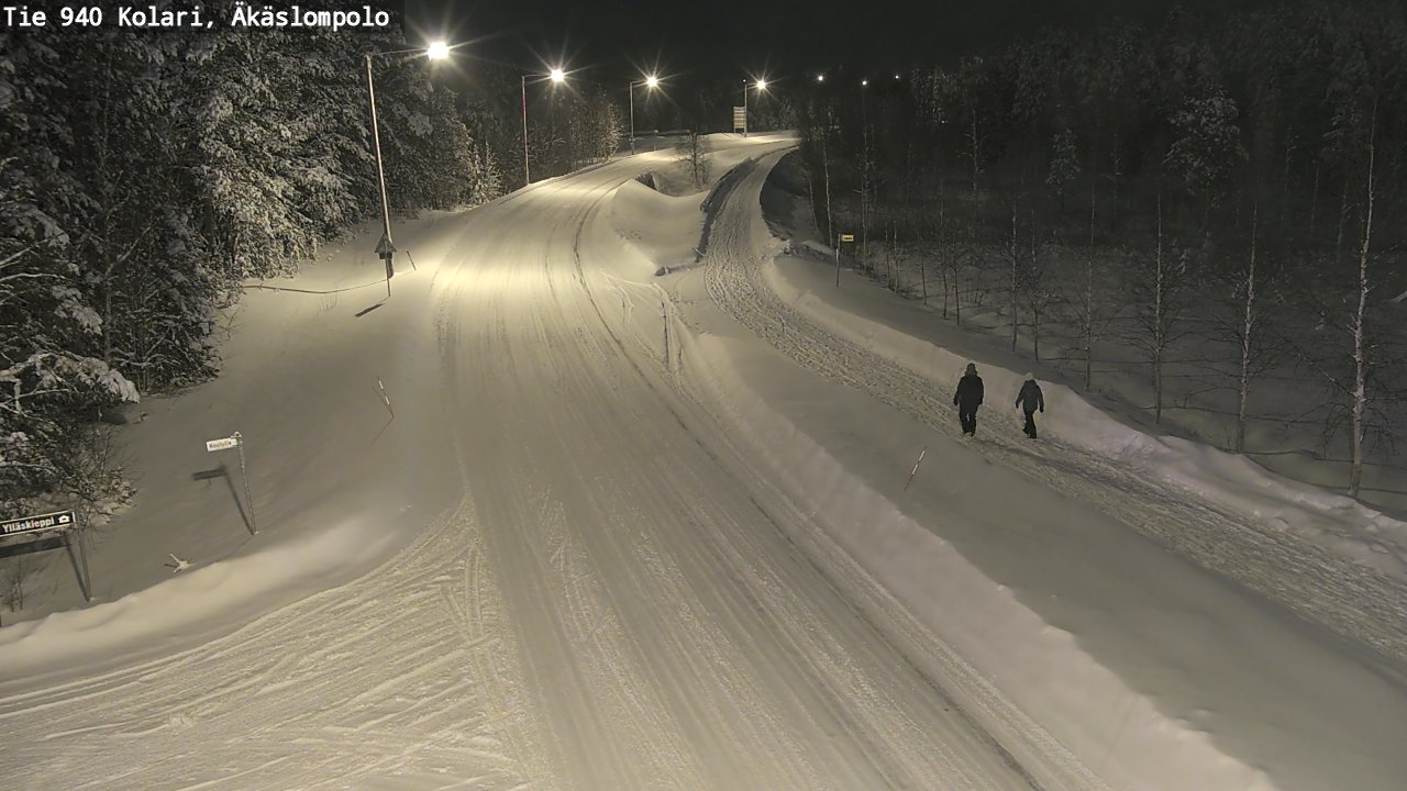 Weather Camera Image Road 940 Kolari, Äkäslompolo, Kolari, Lappi