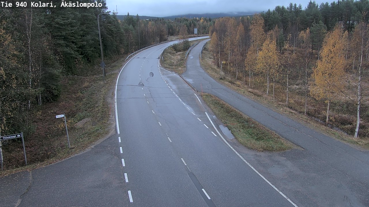 Weather Camera Image Road 940 Kolari, Äkäslompolo, Kolari, Lappi