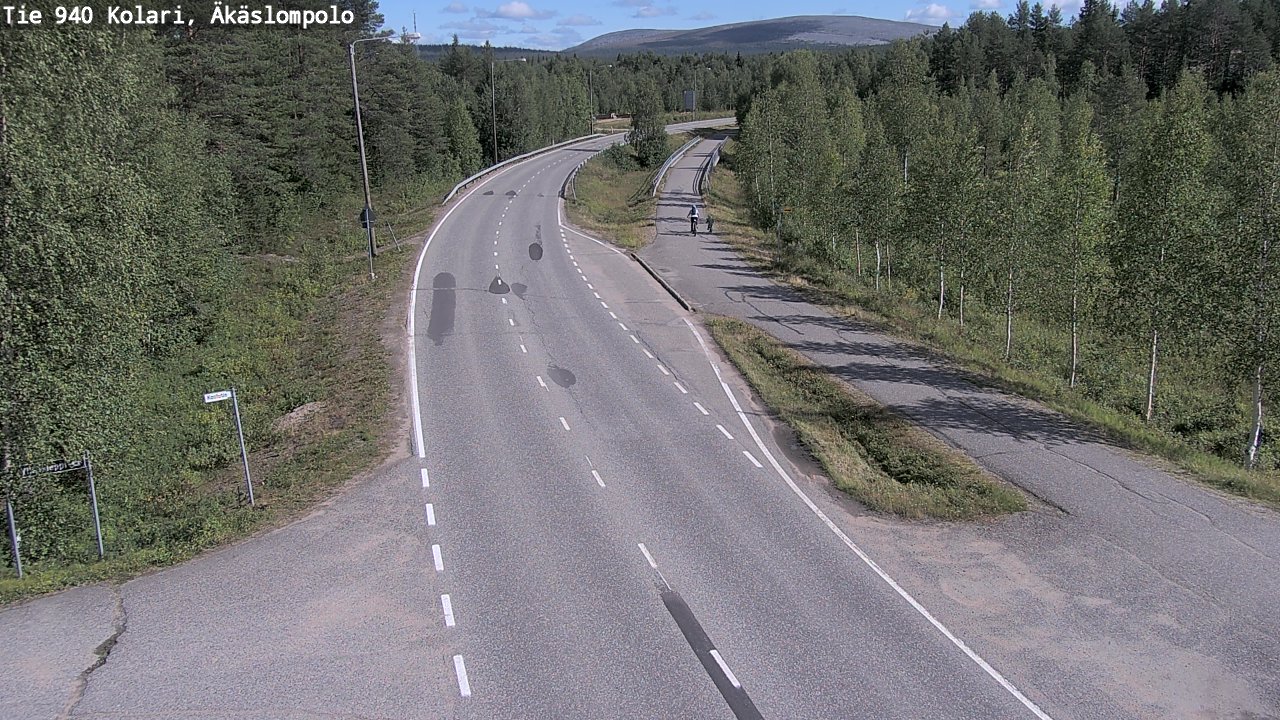 Weather Camera Image Road 940 Kolari, Äkäslompolo, Kolari, Lappi