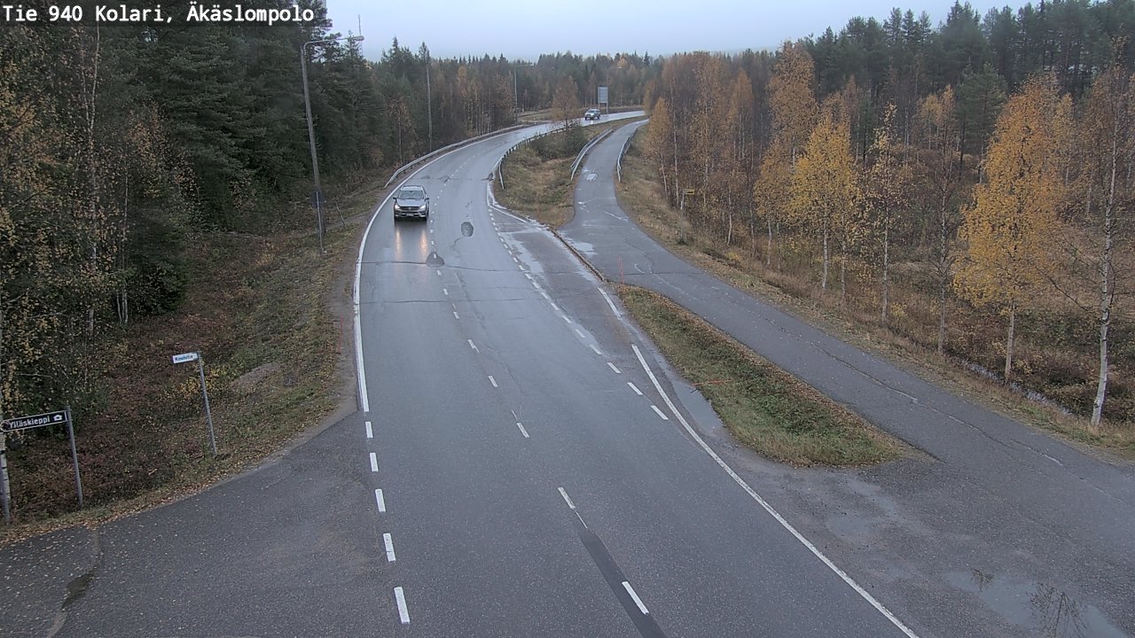 Kelikamerat Kuva Tie 940 Kolari, Äkäslompolo, Kolari, Lappi
