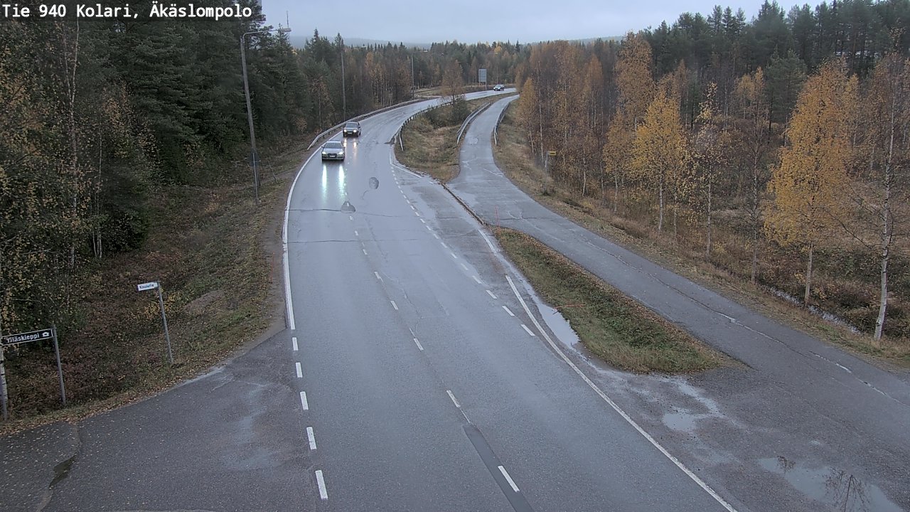 Kelikamerat Kuva Tie 940 Kolari, Äkäslompolo, Kolari, Lappi