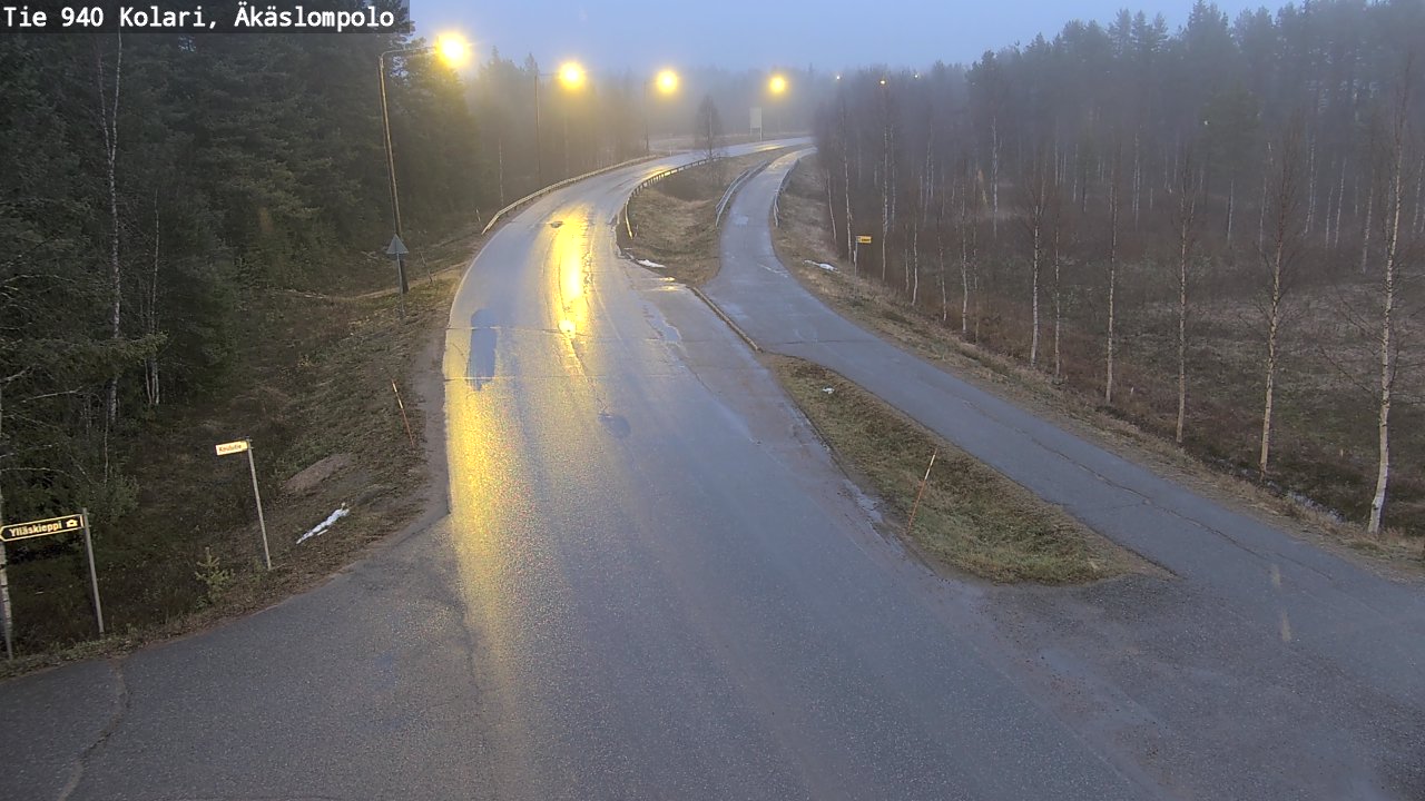 Kelikamerat Kuva Tie 940 Kolari, Äkäslompolo, Kolari, Lappi