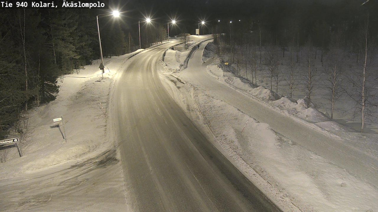 Kelikamerat Kuva Tie 940 Kolari, Äkäslompolo, Kolari, Lappi