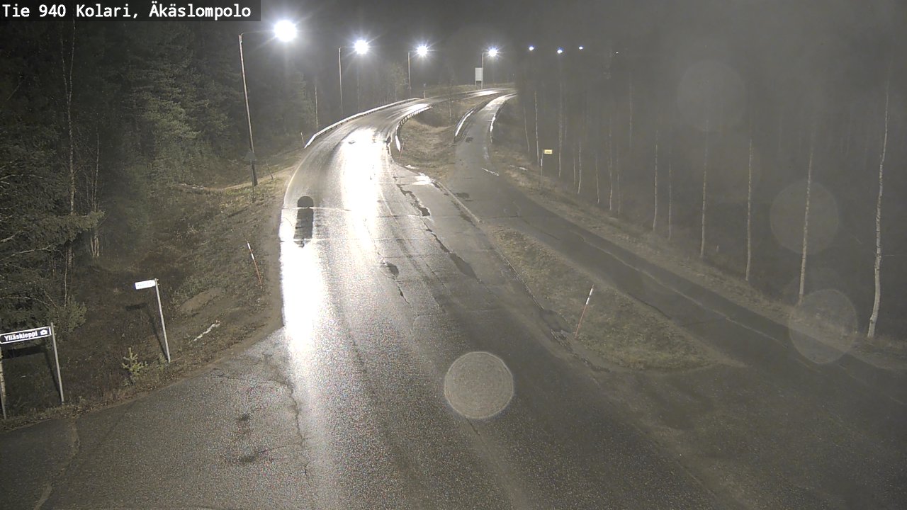 Kelikamerat Kuva Tie 940 Kolari, Äkäslompolo, Kolari, Lappi