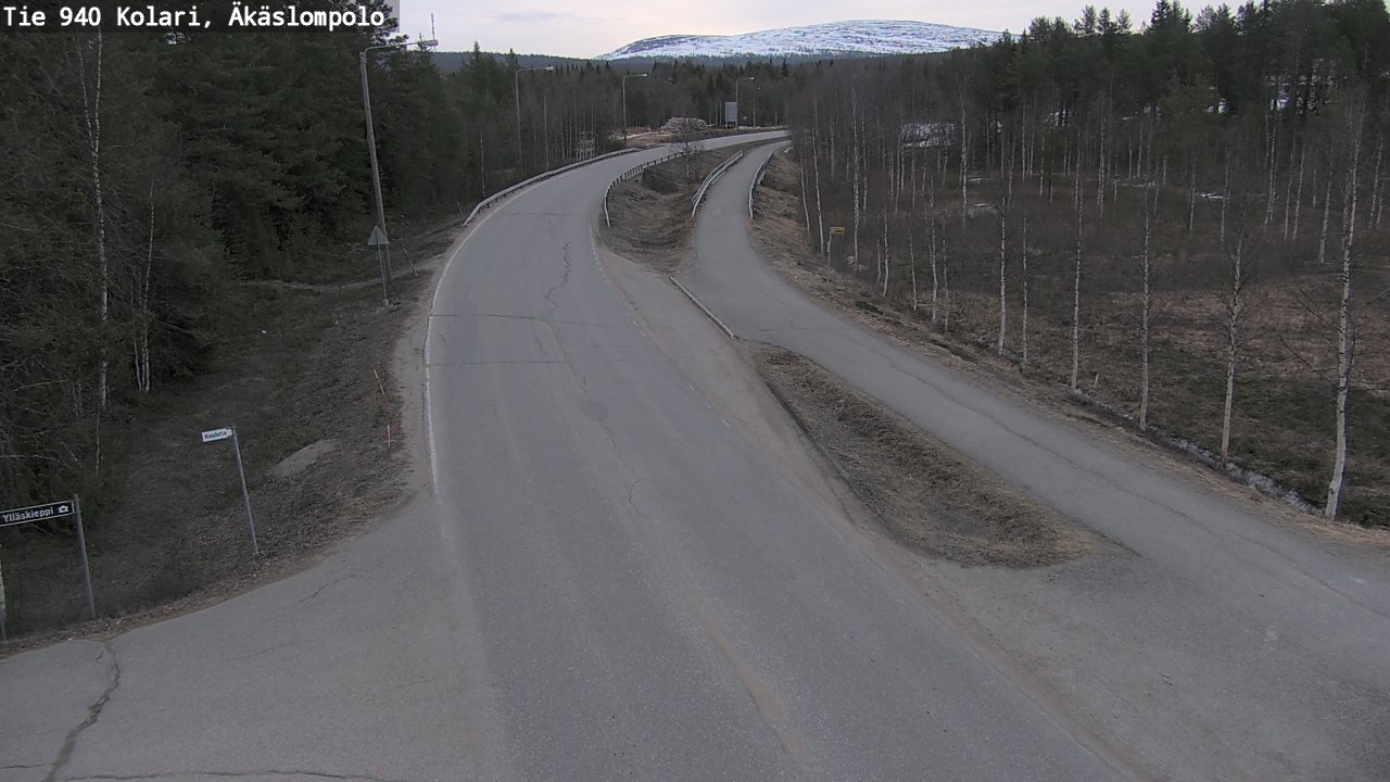 Weather Camera Image Road 940 Kolari, Äkäslompolo, Kolari, Lappi