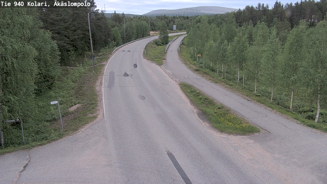 Kelikamerat Kuva Tie 940 Kolari, Äkäslompolo, Kolari, Lappi