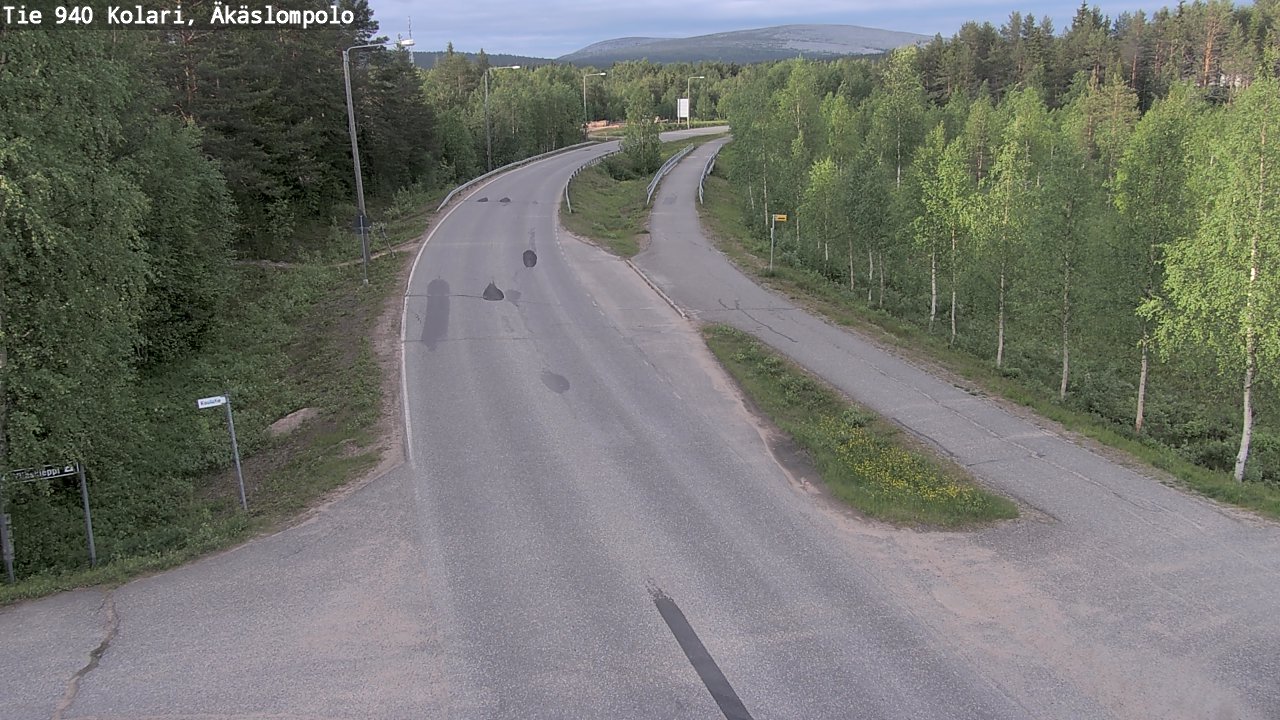 Kelikamerat Kuva Tie 940 Kolari, Äkäslompolo, Kolari, Lappi