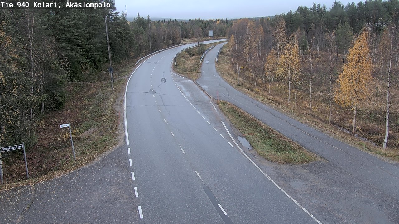 Weather Camera Image Road 940 Kolari, Äkäslompolo, Kolari, Lappi