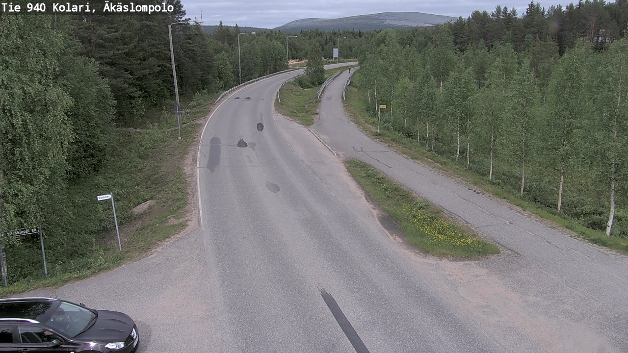 Kelikamerat Kuva Tie 940 Kolari, Äkäslompolo, Kolari, Lappi