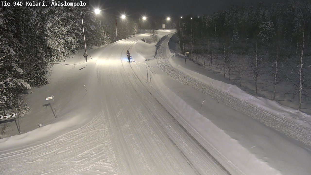 Weather Camera Image Road 940 Kolari, Äkäslompolo, Kolari, Lappi
