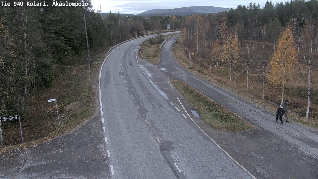 Weather Camera Image Väg 940 Kolari, Äkäslompolo, Kolari, Lappi