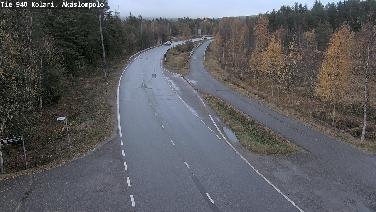 Kelikamerat Kuva Tie 940 Kolari, Äkäslompolo, Kolari, Lappi