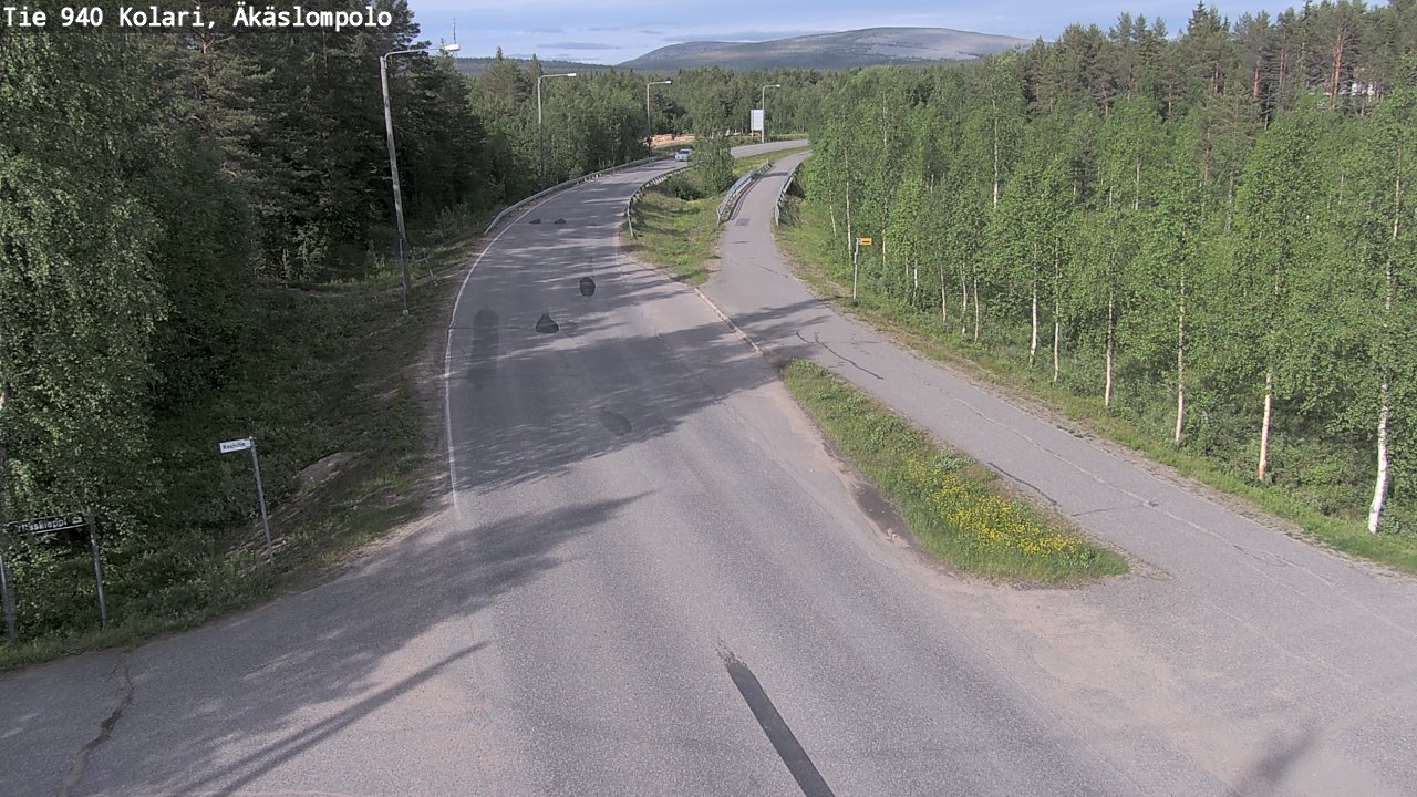 Kelikamerat Kuva Tie 940 Kolari, Äkäslompolo, Kolari, Lappi