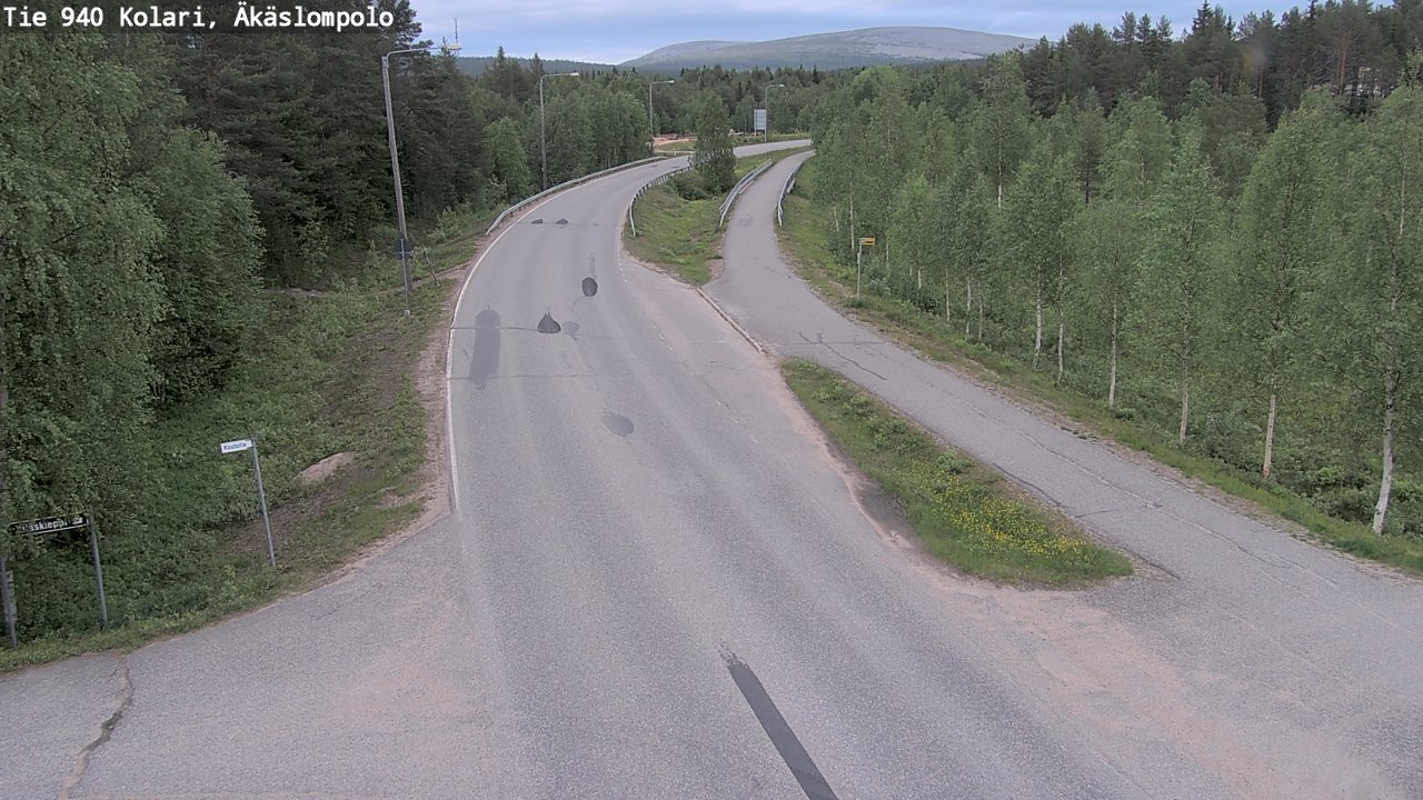 Kelikamerat Kuva Tie 940 Kolari, Äkäslompolo, Kolari, Lappi