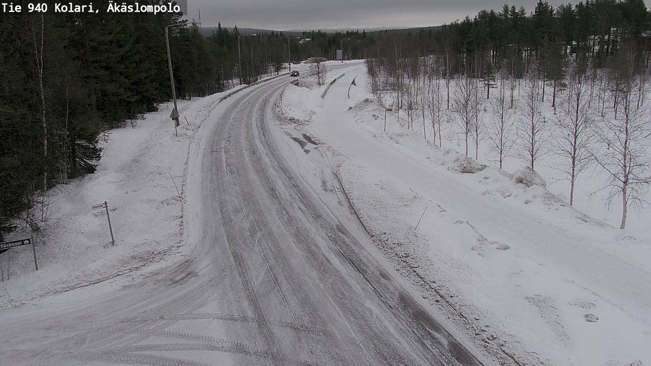Kelikamerat Kuva Tie 940 Kolari, Äkäslompolo, Kolari, Lappi