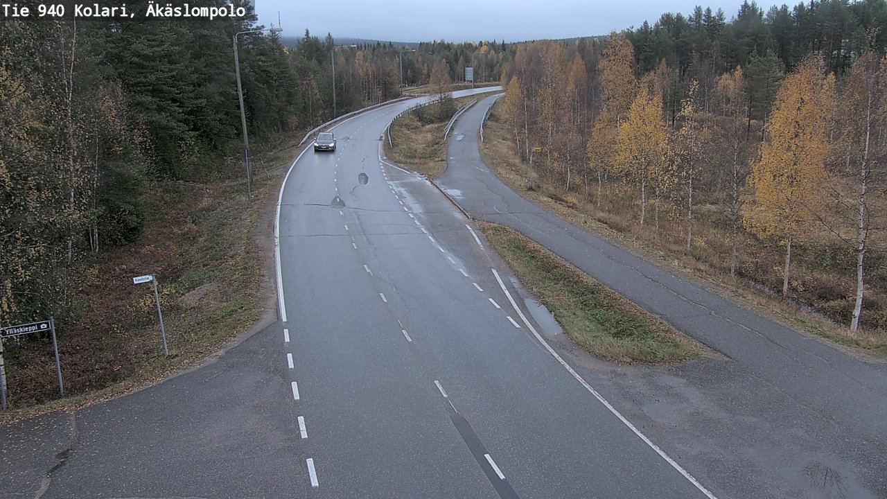 Kelikamerat Kuva Tie 940 Kolari, Äkäslompolo, Kolari, Lappi