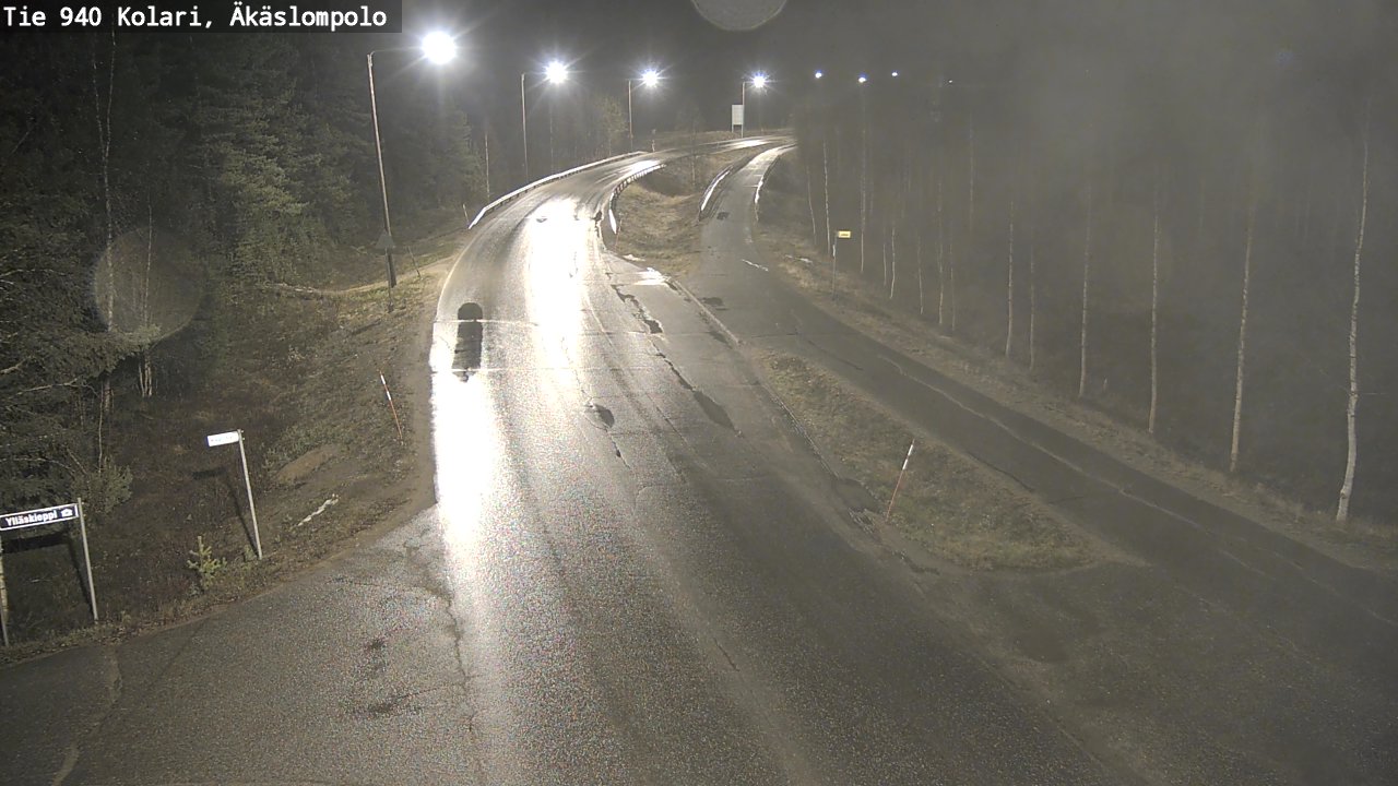 Kelikamerat Kuva Tie 940 Kolari, Äkäslompolo, Kolari, Lappi