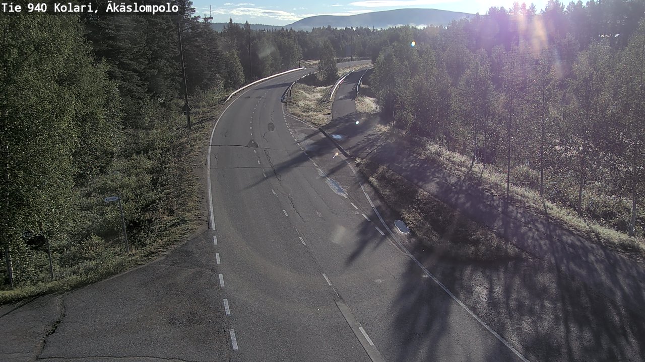 Weather Camera Image Road 940 Kolari, Äkäslompolo, Kolari, Lappi