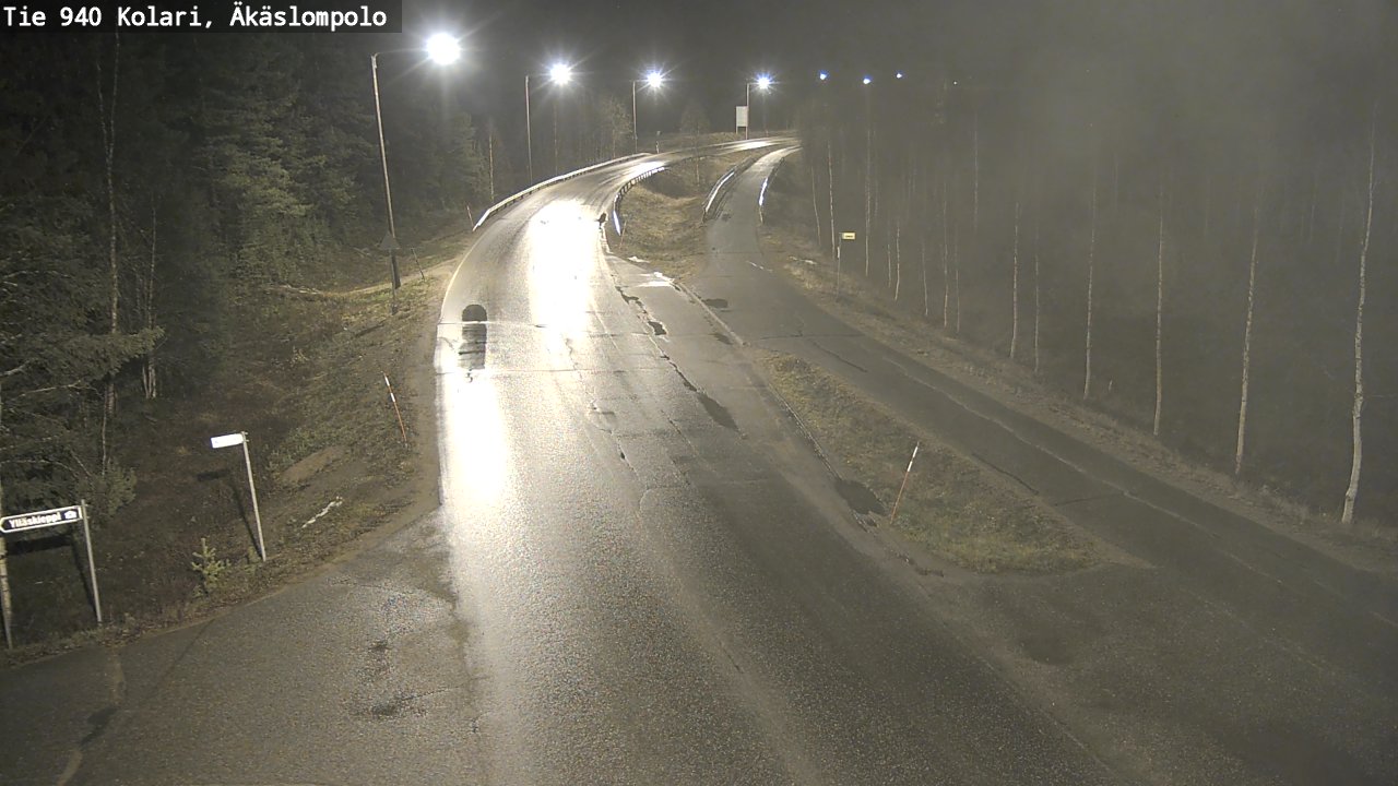 Kelikamerat Kuva Tie 940 Kolari, Äkäslompolo, Kolari, Lappi
