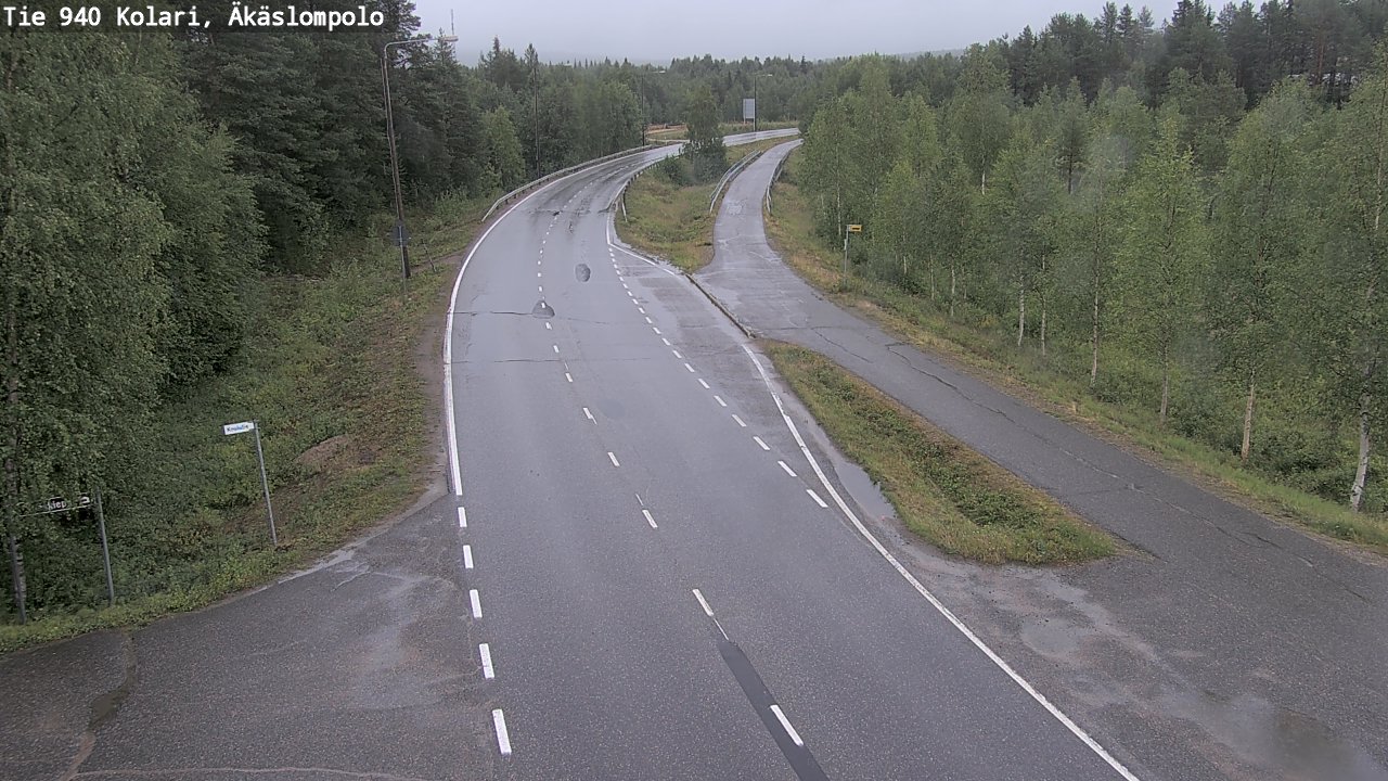 Kelikamerat Kuva Tie 940 Kolari, Äkäslompolo, Kolari, Lappi