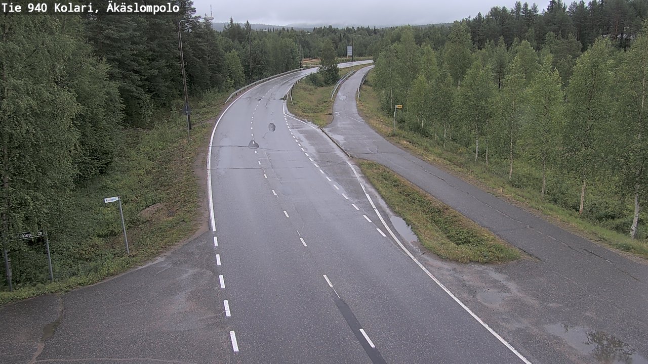 Kelikamerat Kuva Tie 940 Kolari, Äkäslompolo, Kolari, Lappi