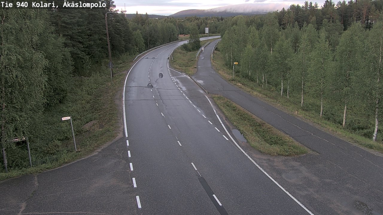 Kelikamerat Kuva Tie 940 Kolari, Äkäslompolo, Kolari, Lappi