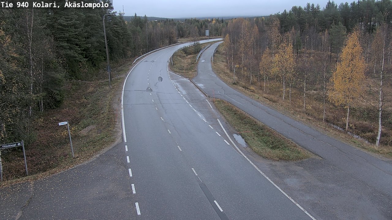 Weather Camera Image Road 940 Kolari, Äkäslompolo, Kolari, Lappi