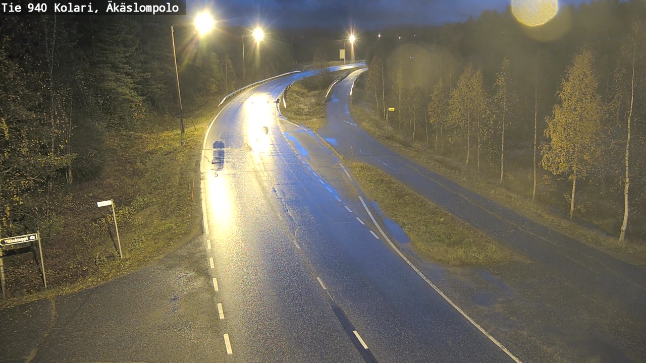 Kelikamerat Kuva Tie 940 Kolari, Äkäslompolo, Kolari, Lappi