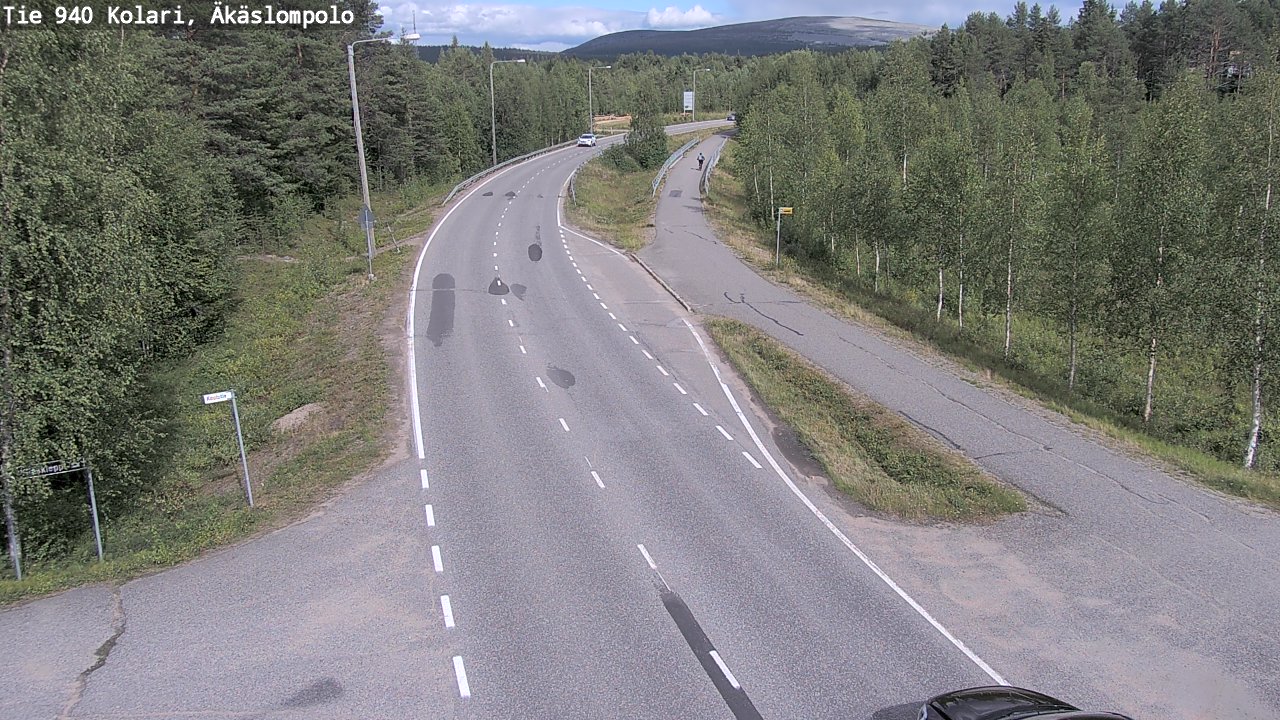 Weather Camera Image Road 940 Kolari, Äkäslompolo, Kolari, Lappi