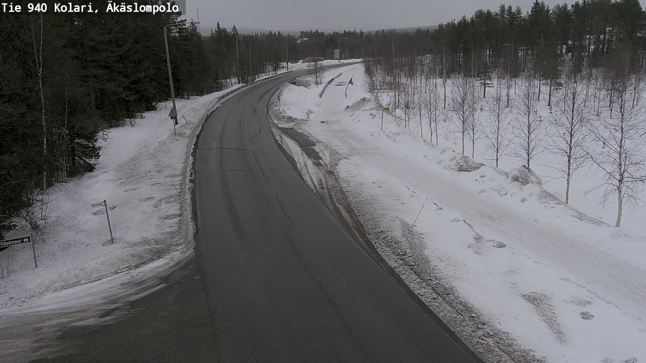 Kelikamerat Kuva Tie 940 Kolari, Äkäslompolo, Kolari, Lappi