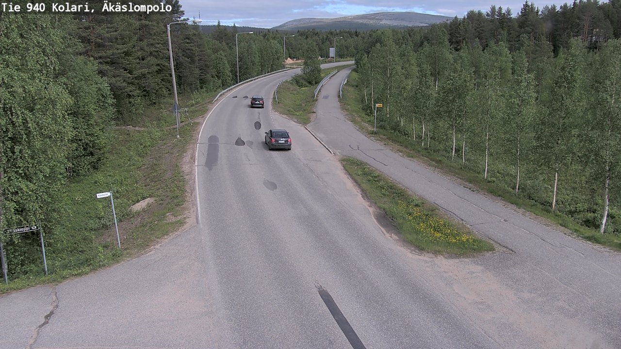 Kelikamerat Kuva Tie 940 Kolari, Äkäslompolo, Kolari, Lappi