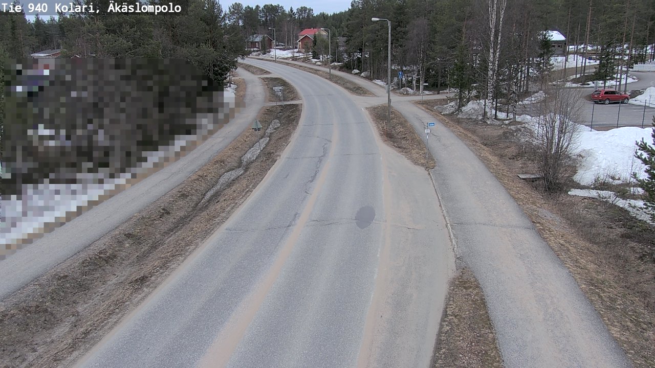Weather Camera Image Väg 940 Kolari, Äkäslompolo, Kolari, Lappi