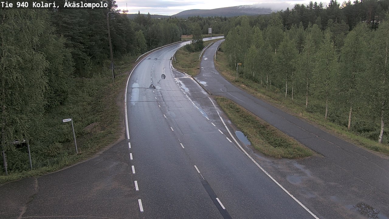 Kelikamerat Kuva Tie 940 Kolari, Äkäslompolo, Kolari, Lappi