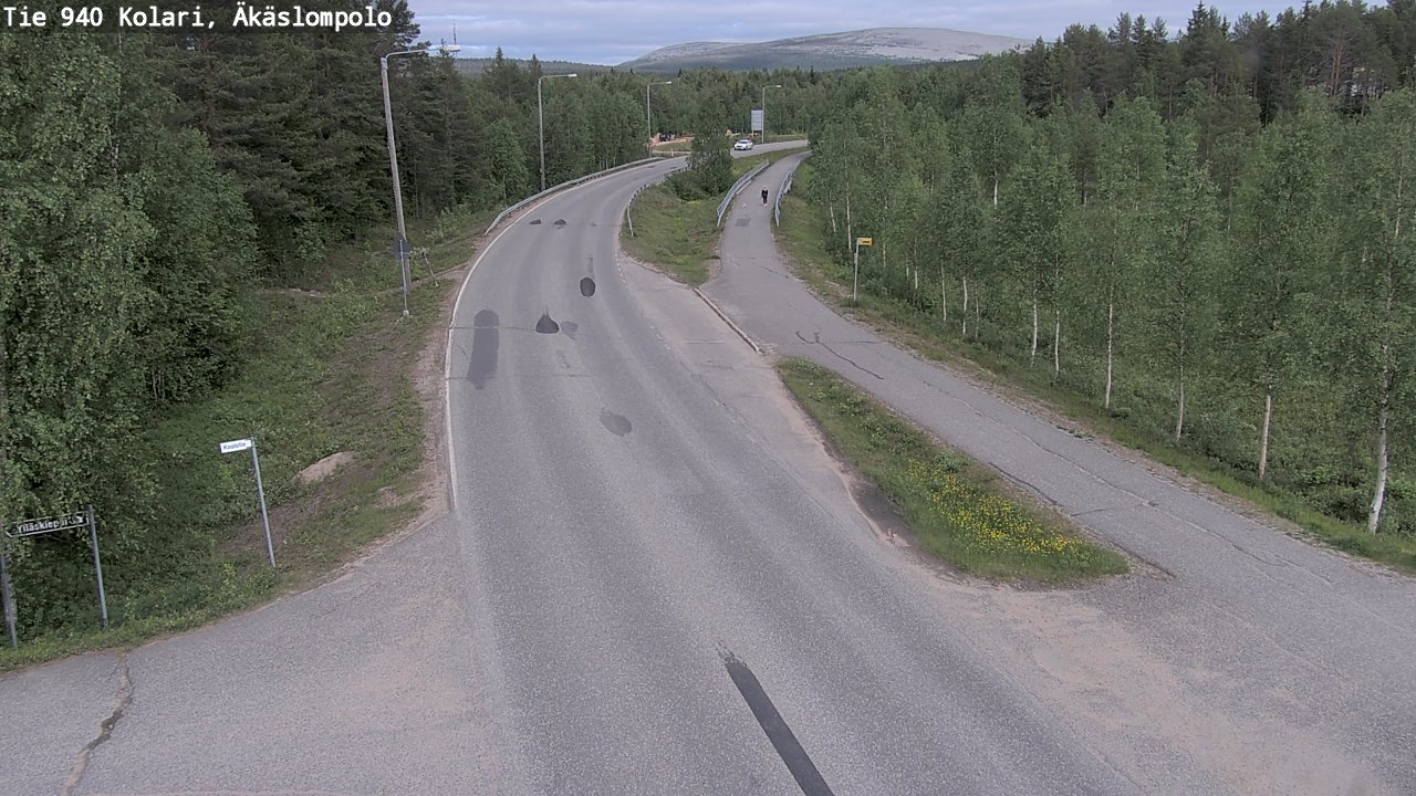 Kelikamerat Kuva Tie 940 Kolari, Äkäslompolo, Kolari, Lappi