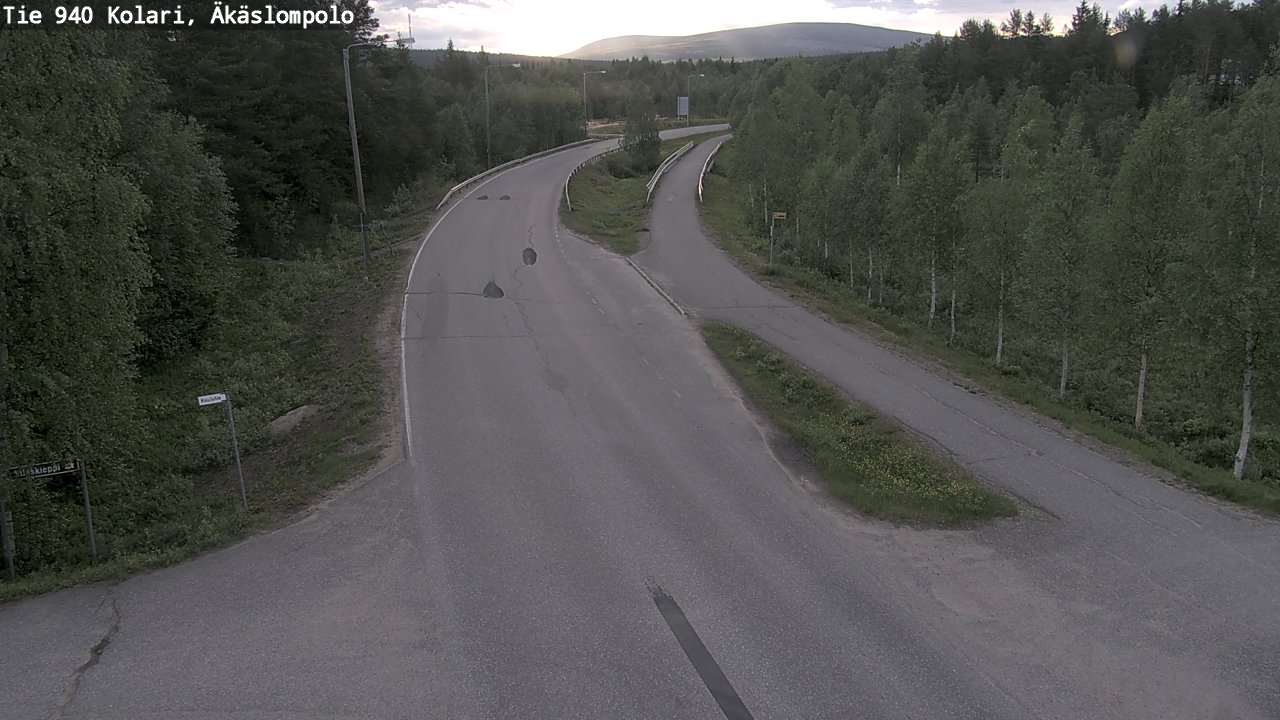 Kelikamerat Kuva Tie 940 Kolari, Äkäslompolo, Kolari, Lappi