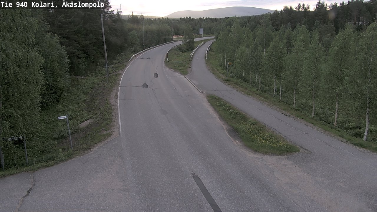 Kelikamerat Kuva Tie 940 Kolari, Äkäslompolo, Kolari, Lappi
