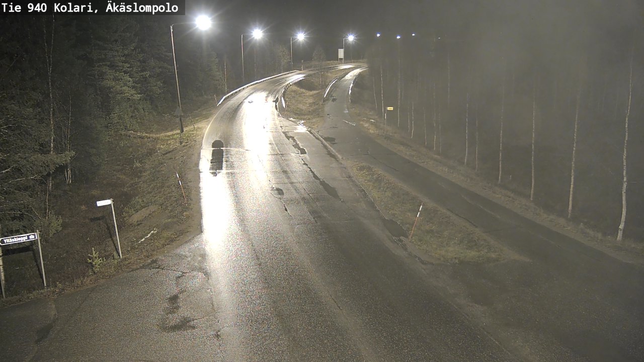 Kelikamerat Kuva Tie 940 Kolari, Äkäslompolo, Kolari, Lappi